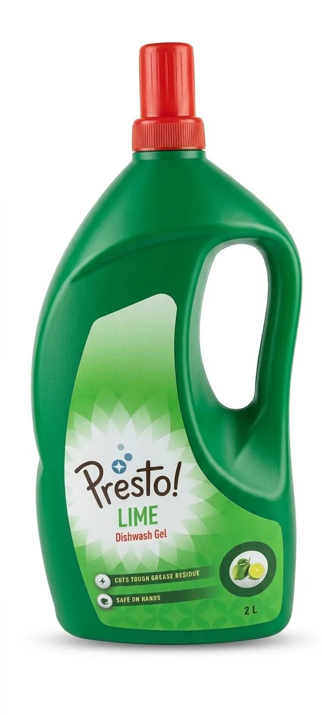 Presto lime dishwash gel