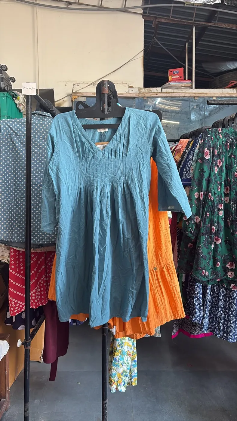 Blue Manvaar Kurti
