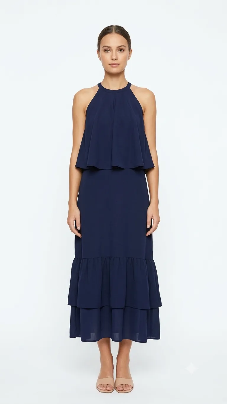 Navy Blue Dress 2