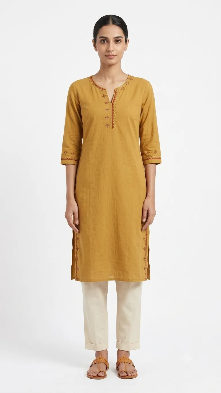 Yellow Kurti- XS 2
