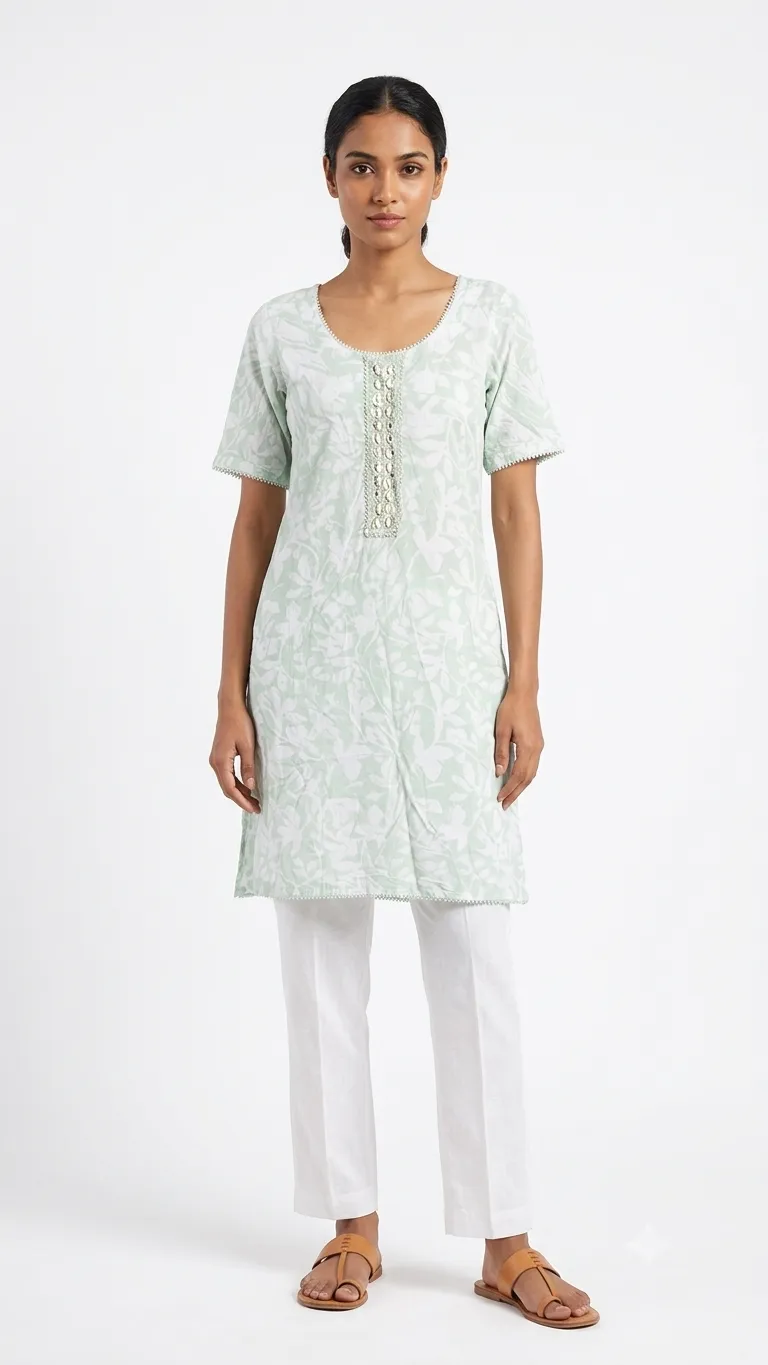 Green Kurti 2