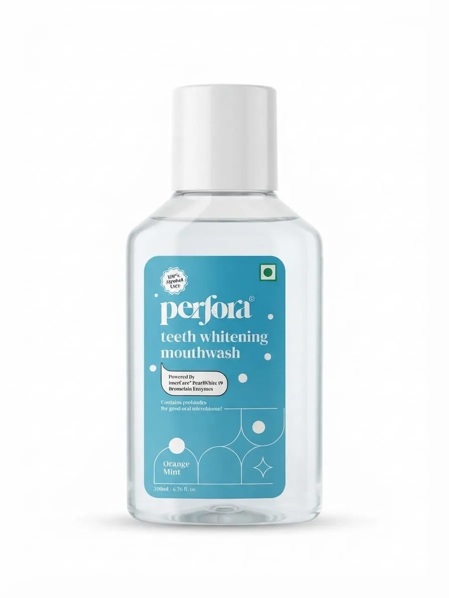 Perfora teeth whitening mouthwash