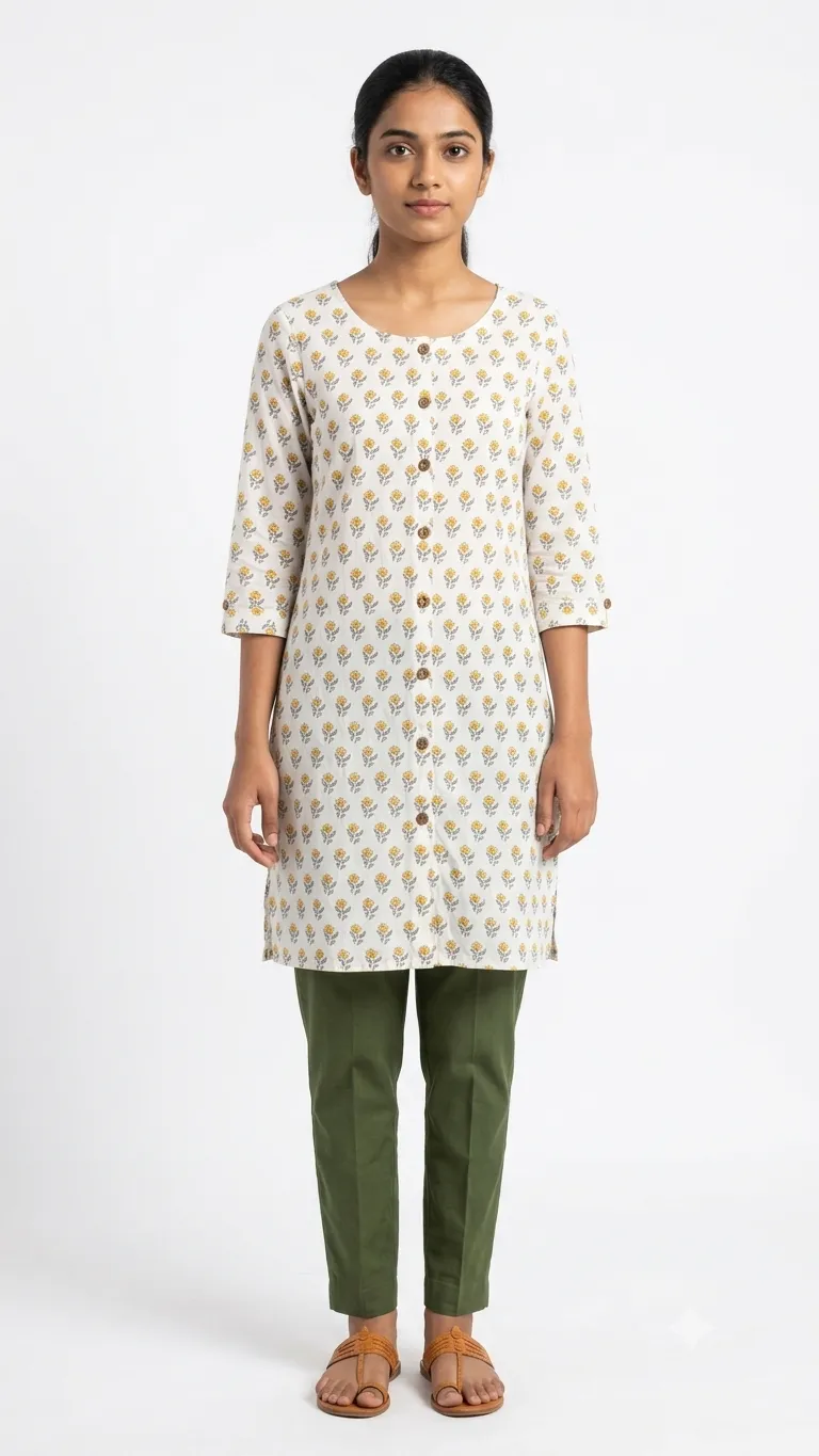 White Kurti 2