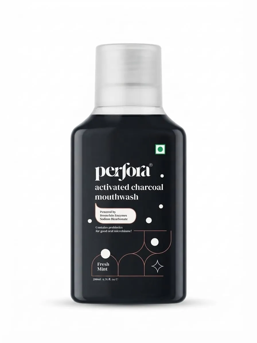 Perfora activated charcoal mouth wash