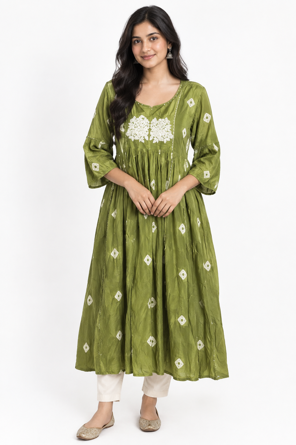 Green Anarkali