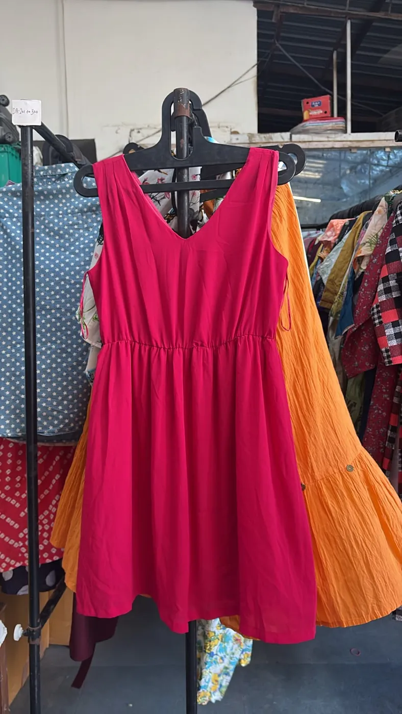 Ajio pink dress